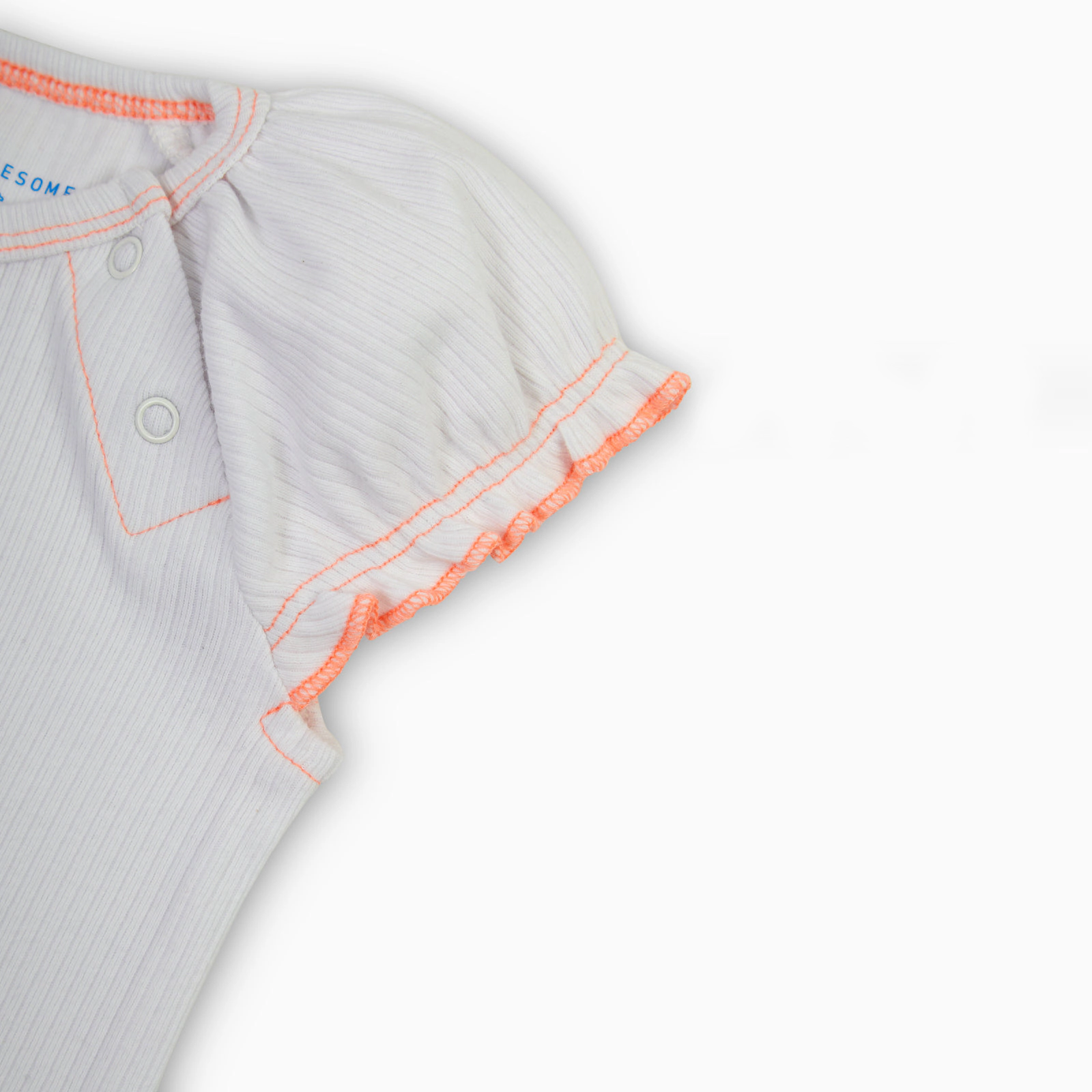 Rockets of Awesome Flutter Sleeve Bodysuit For Baby Girl
