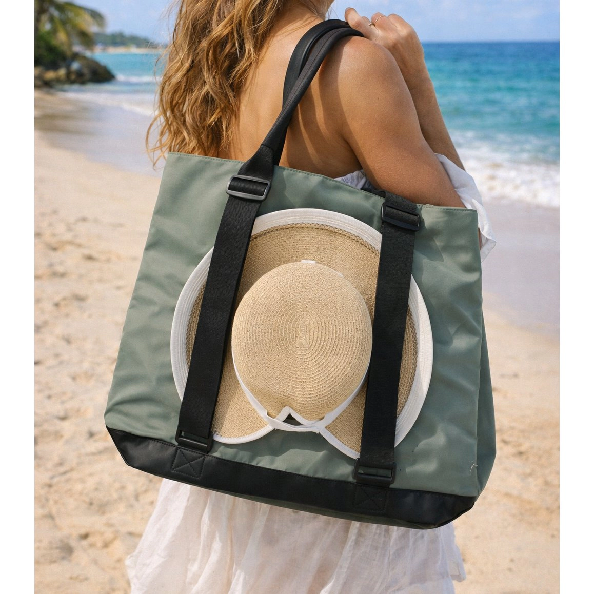 Bay Sky Women's Hat Holder Tote Handbag