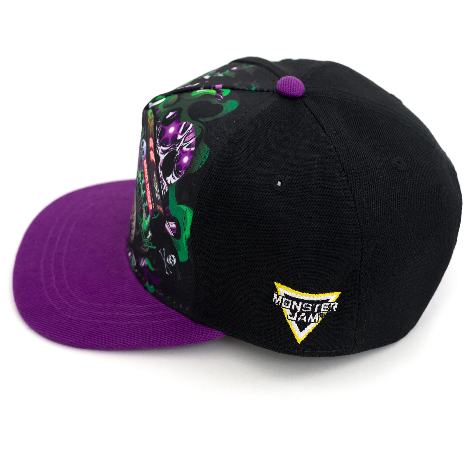 Monster Jam Grave Digger Boys' Strapback Baseball Cap
