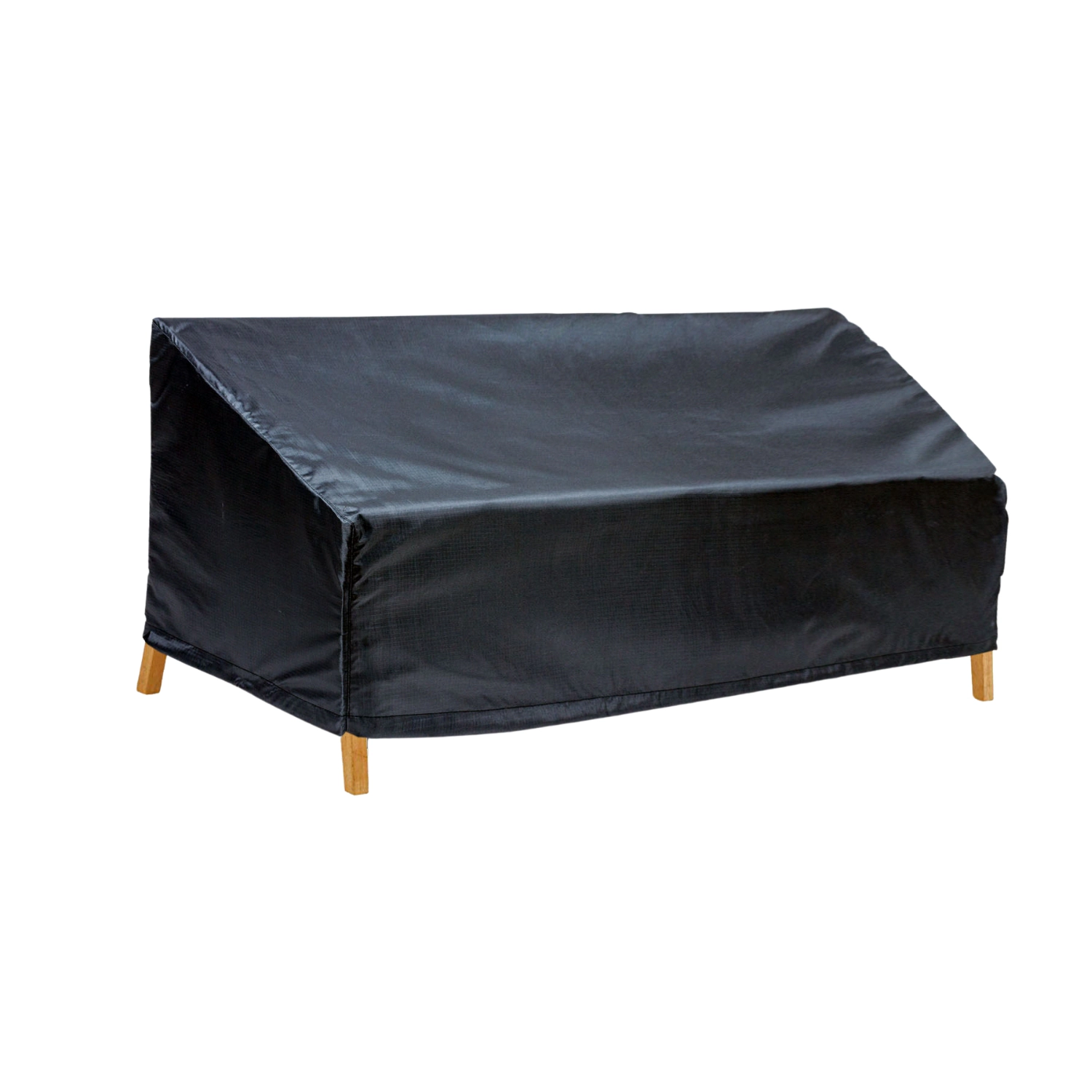 Summerset Shield Gold 2-Layer Polyester Fabric Outdoor Sofa Cover - 82x32", Charcoal Grey
