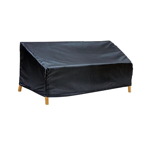 Summerset Shield Gold 2-Layer Polyester Fabric Outdoor Sofa Cover - 82x32", Charcoal Grey
