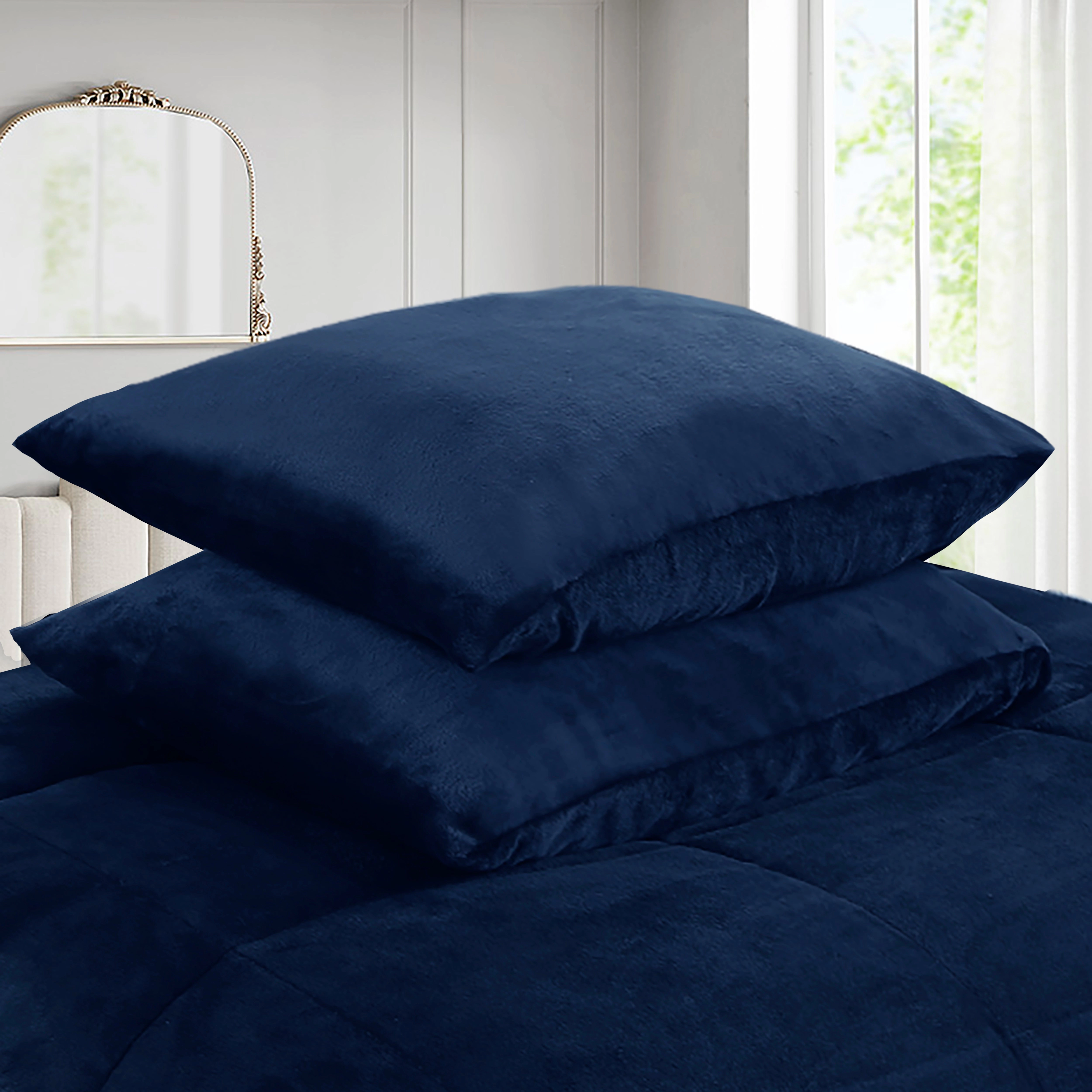 MarCielo 3 Pieces Ultra Soft Micromink Sherpa Comforter Set