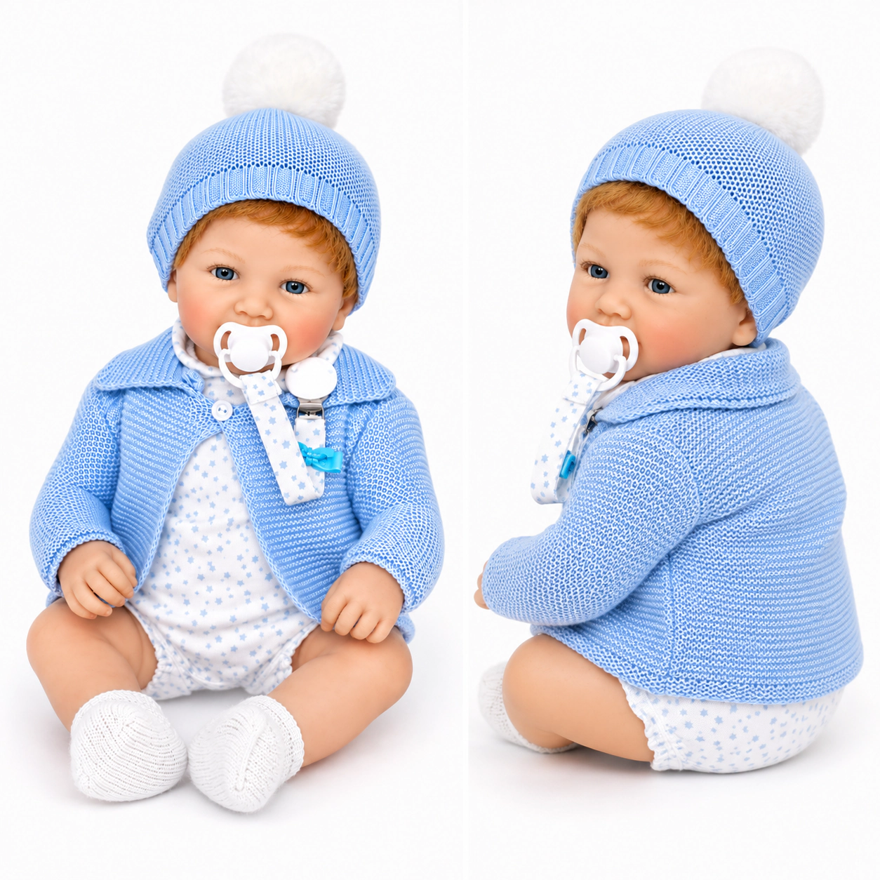 Ann Lauren Dolls® Connor – 20-Inch Reborn Realistic Baby Doll