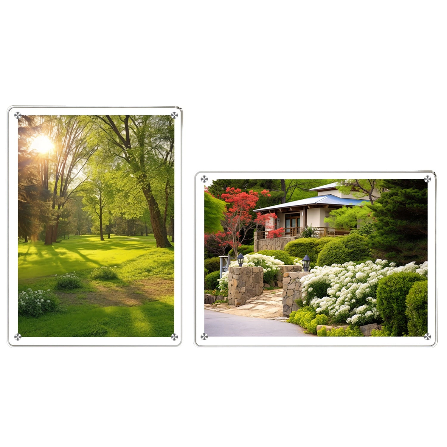 GBruno 4-Piece Acrylic Photo Frame 5x7 Inch