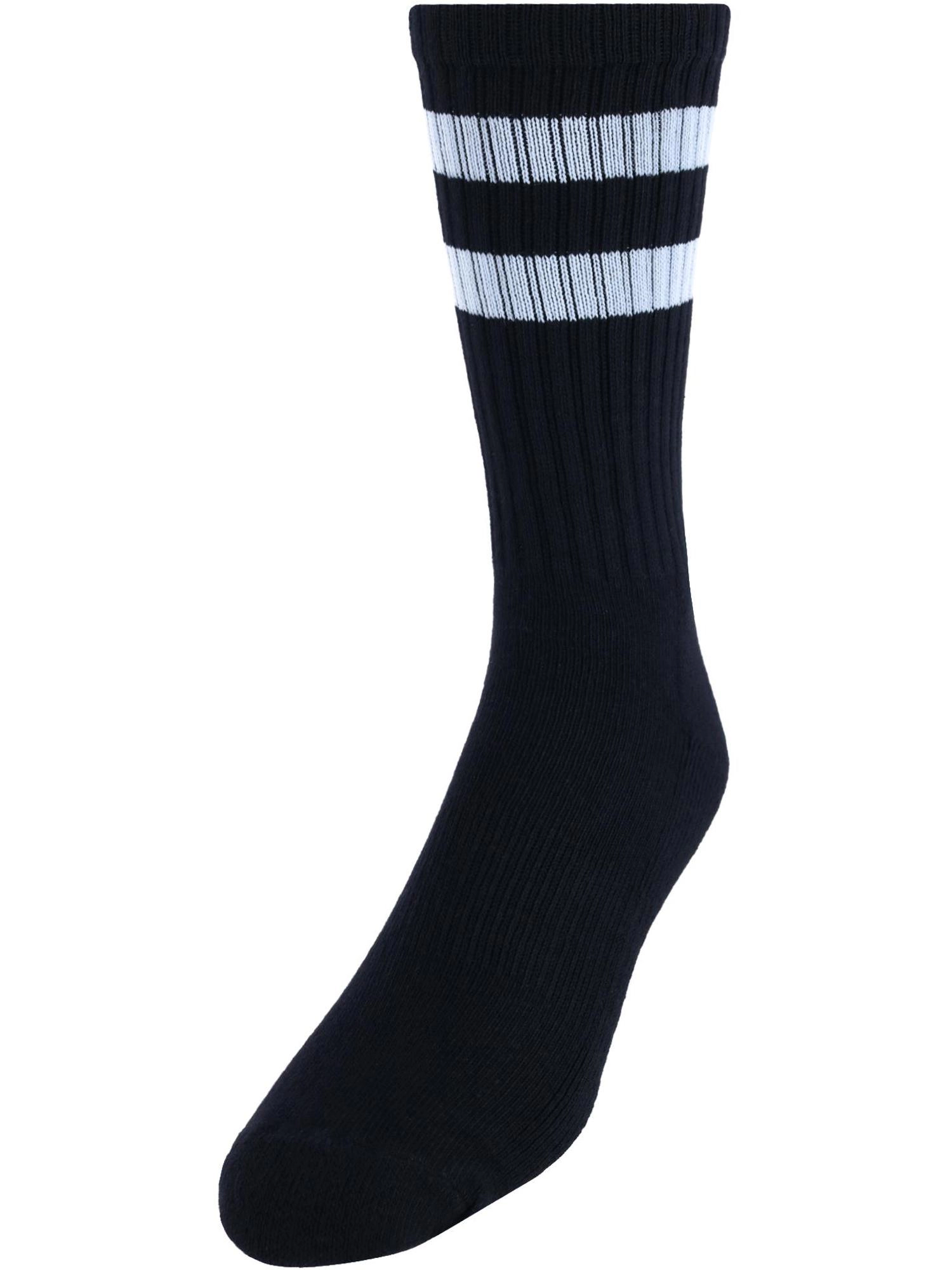 CTM Men's Crew Striped Socks (3 Pairs)