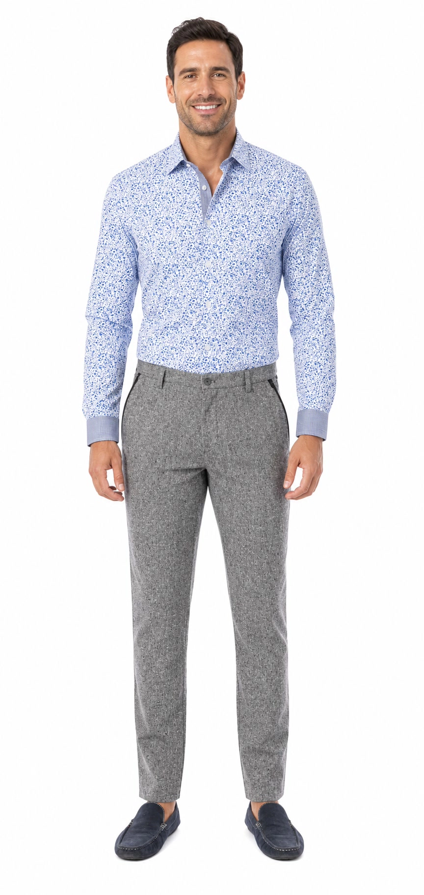 Elie Balleh Men's Casual Slim Fit Pants