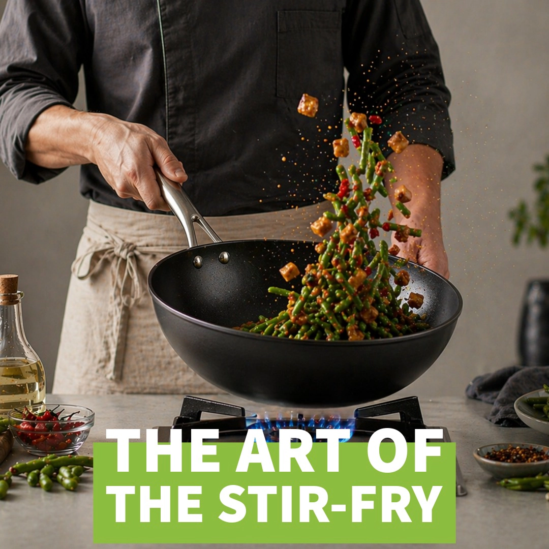 TECHEF Onyx - 12 Inch Nonstick Wok/Stir-Fry Pan