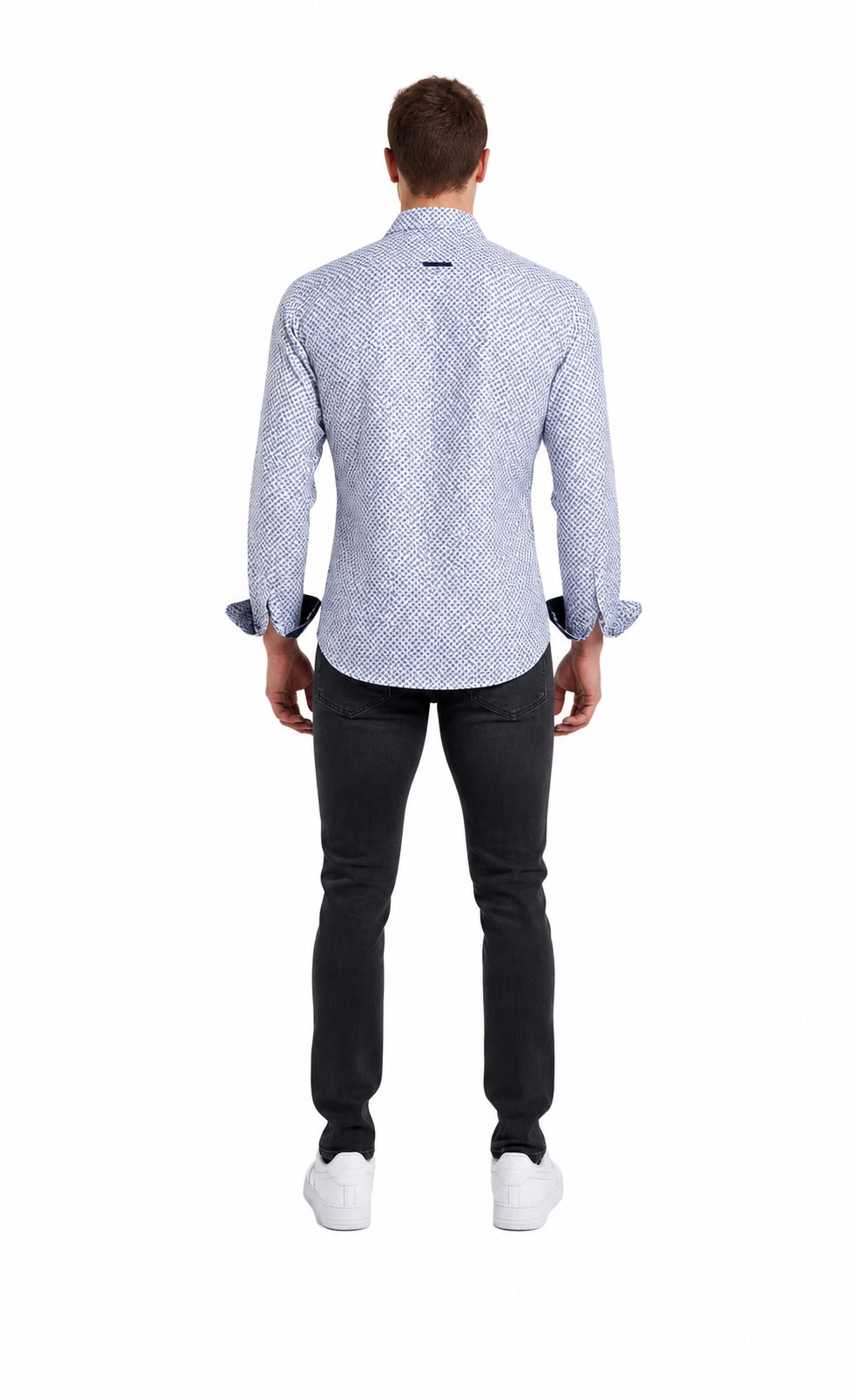 Elie Balleh Slim Fit Mens Paisley Shirt