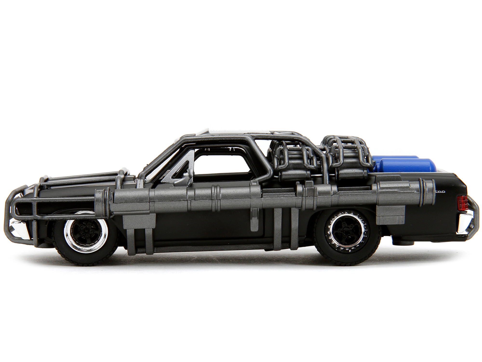 Jada 1967 Chevrolet El Camino with Cannons Matt Black "Fast X" (2023) Movie "Fast & Furious" Series 1/32