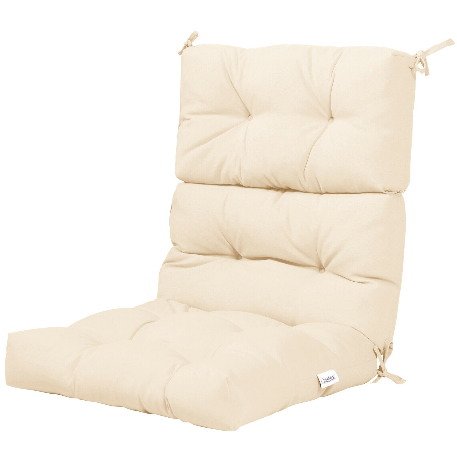 LJG Tufted Outdoor Patio Chair Seating Pad