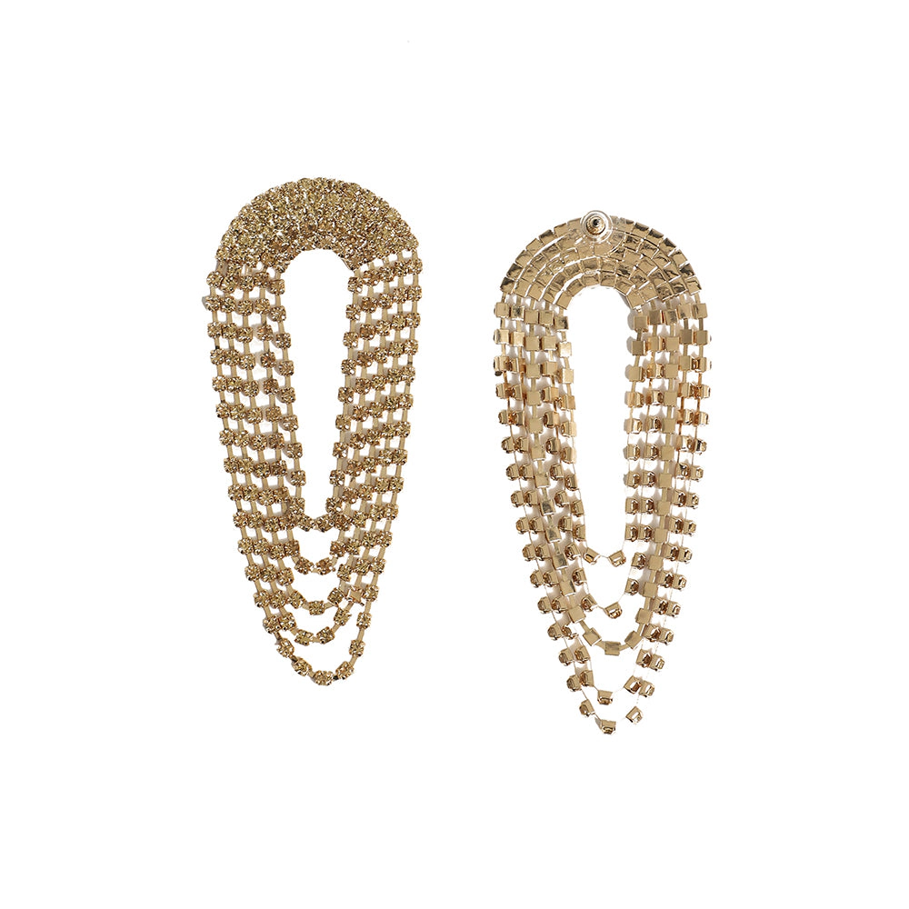 SOHI Women's Crystal Accent Dangler Drop Earrings