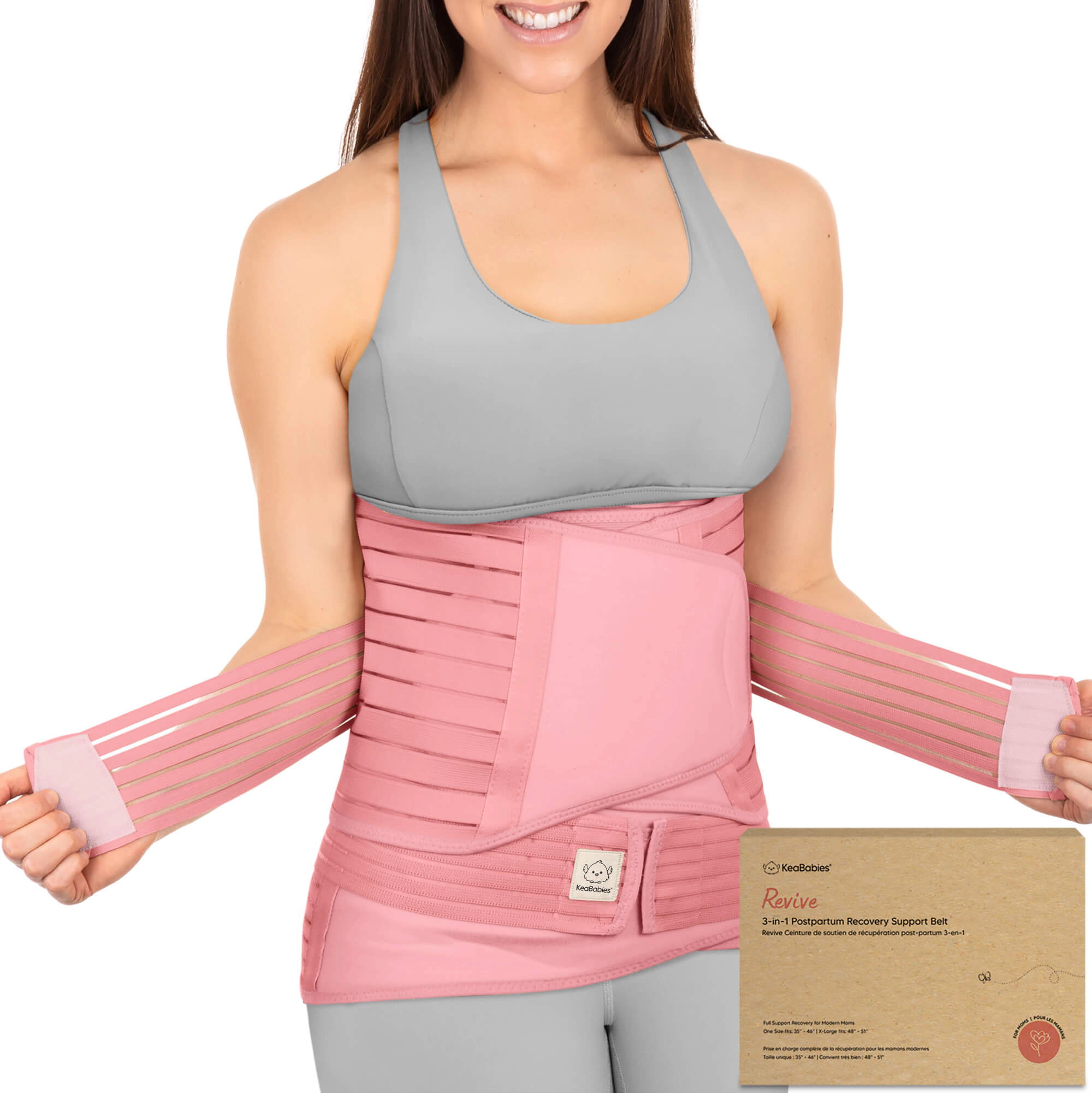 KeaBabies Revive 3-in-1 Postpartum Recovery Support Belt