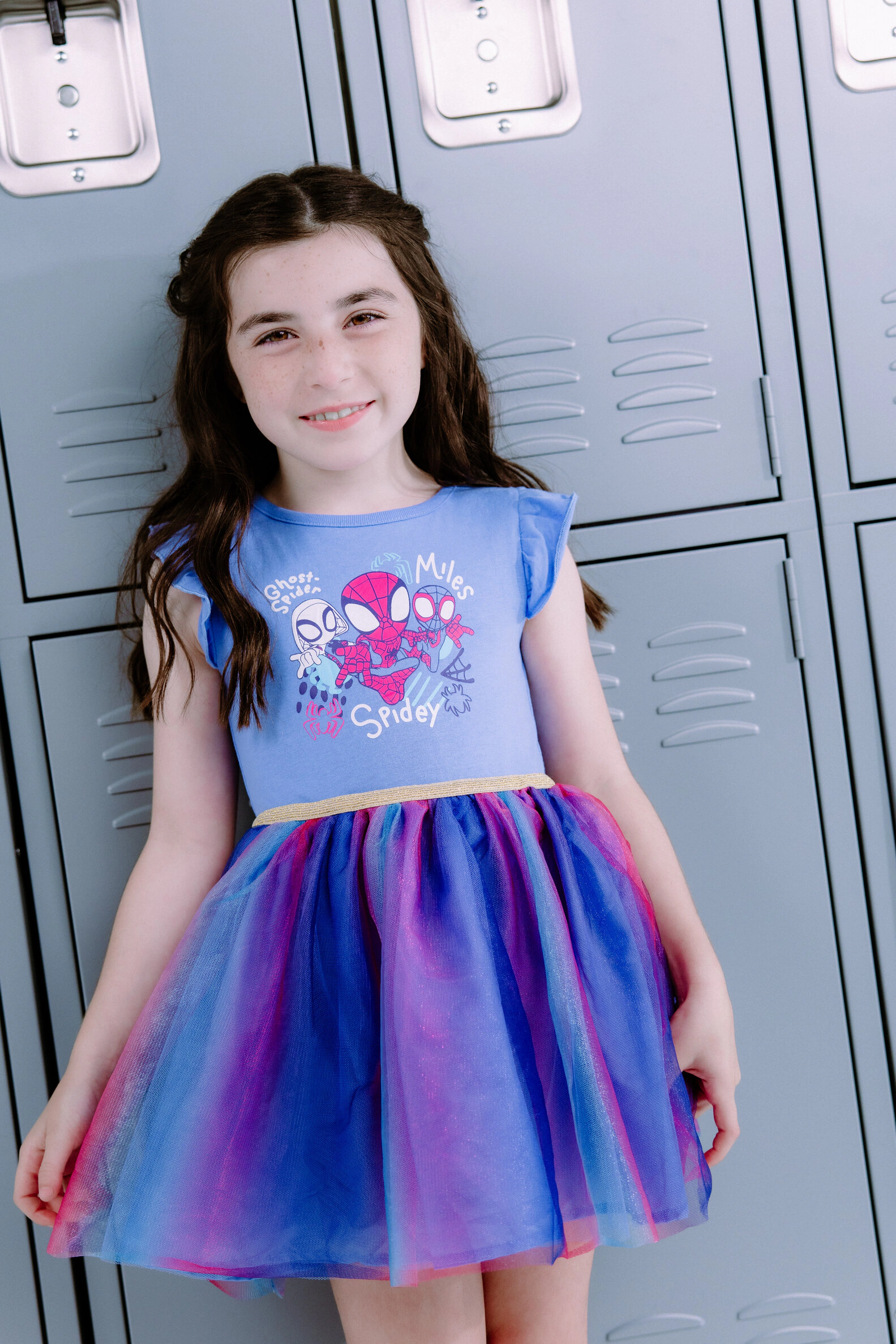 Marvel Spider-Man Girls' Sleeveless Tutu Dress