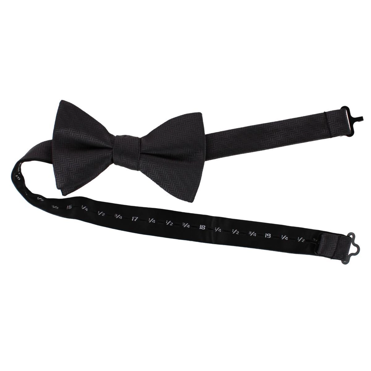 Ascentix Etched Herringbone Twist Bowtie