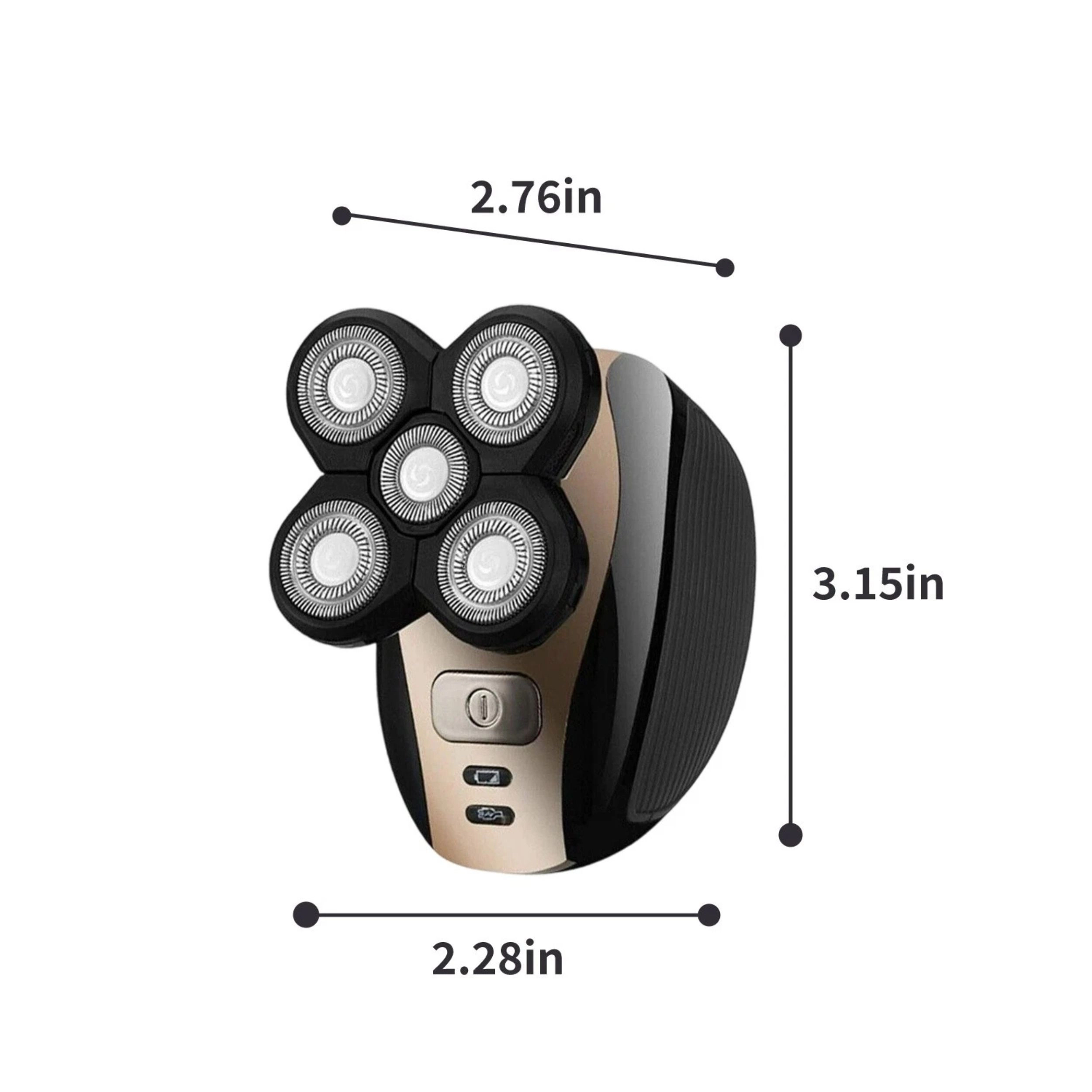 Home Collection Men 4D Rotary Rechargeable Electric Head Shaver and Beard Trimmer