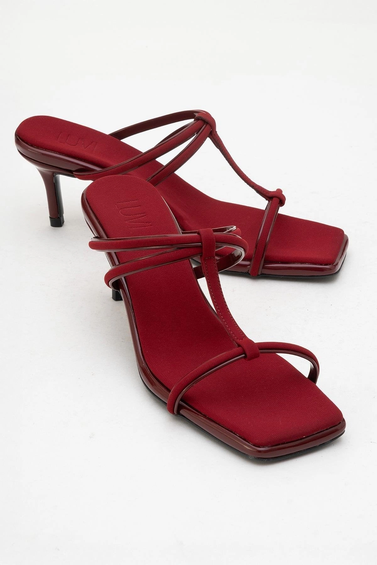 Prologue Shoes Womens Mocha Strap Heel Sandal