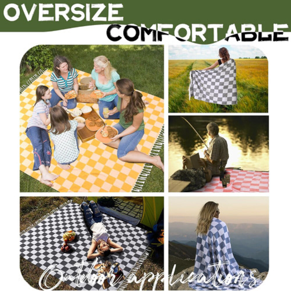 Technopliance Extra Large Turkish Beach Towel Blanket 82 x 90 Inch