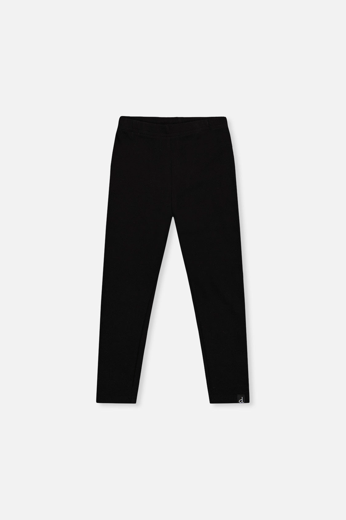 Deux par Girls Vertical Rib Elastic Waist Leggings