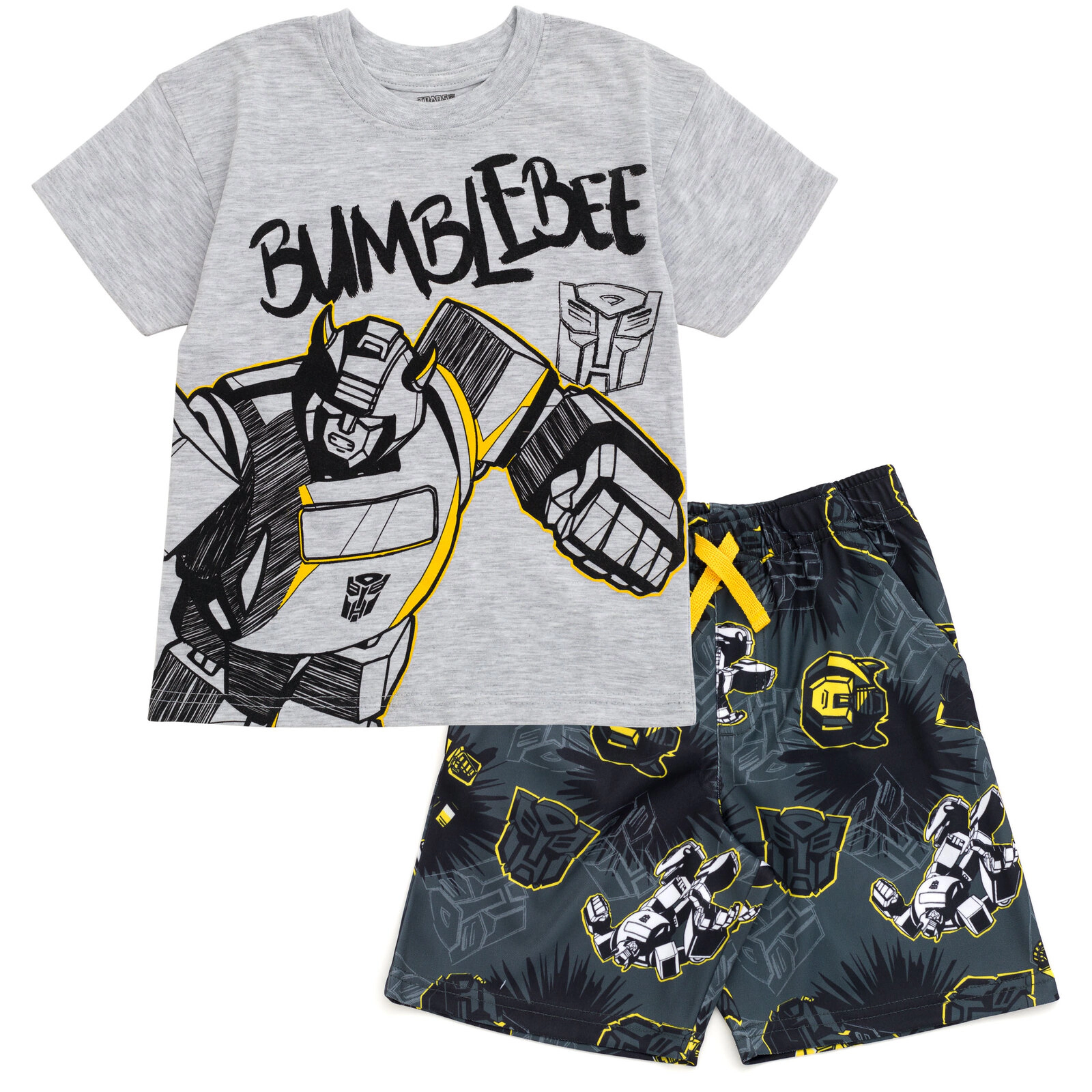 Transformers Bumblebee Boys' Athletic 2-Piece T-Shirt and Shorts Set