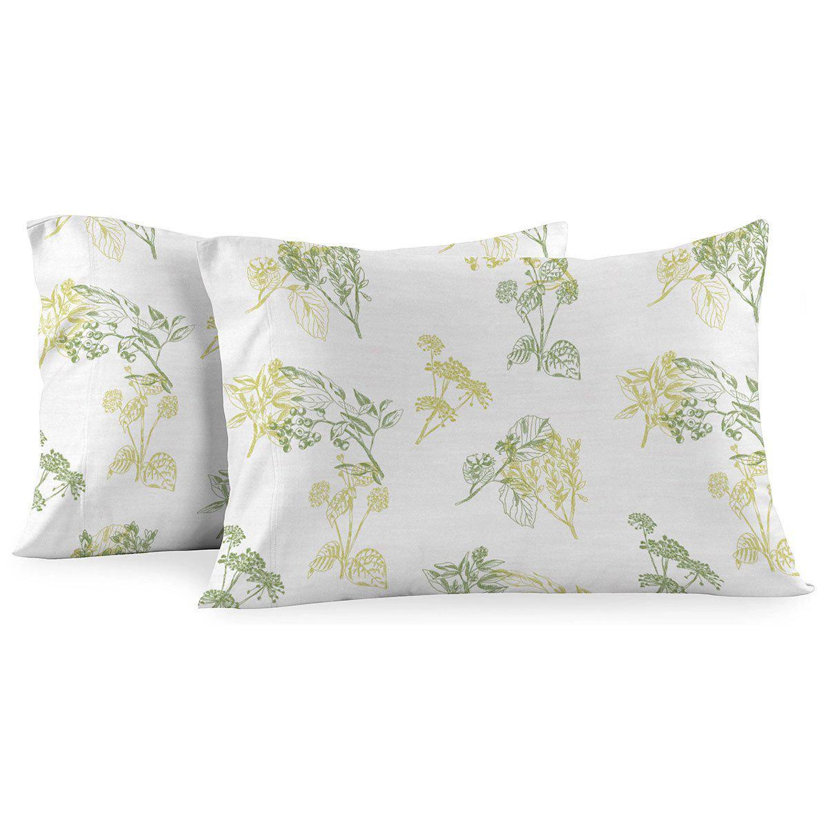 Egyptian Linens Heavyweight 170 GSM Hedgerow Print Flannel Cotton Duvet Cover Set