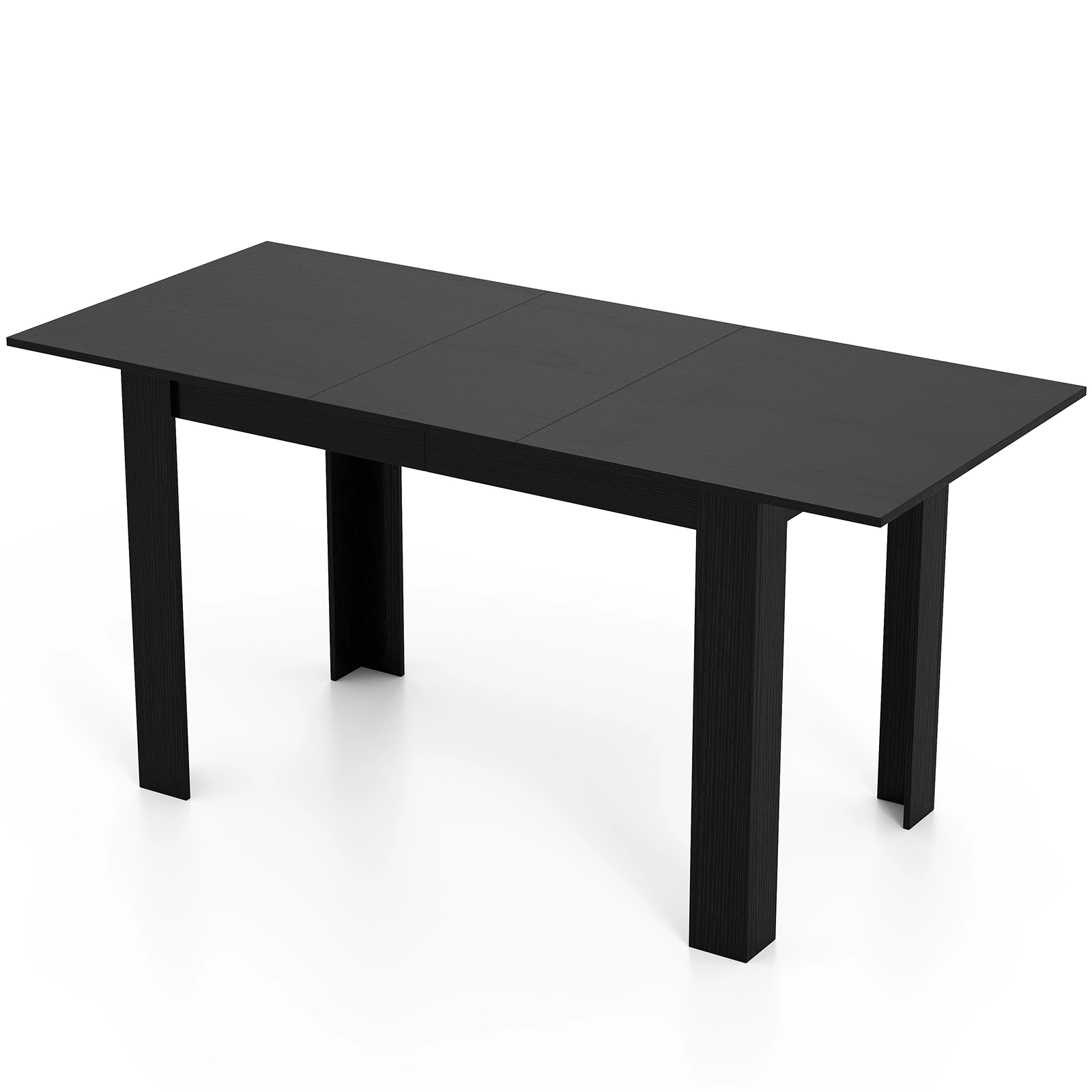 LJG Extendable Dining Table for 4-8 People 47"-62" Large Rectangular Kitchen
