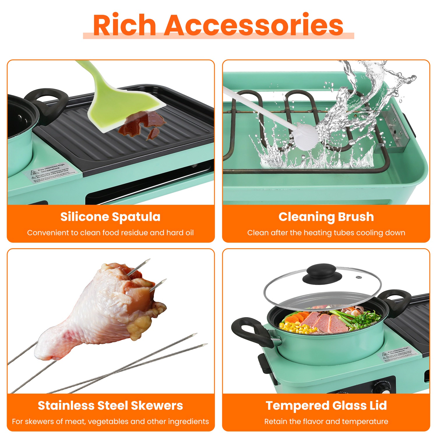 GBruno 3-in-1 Electric Hot Pot With Grill