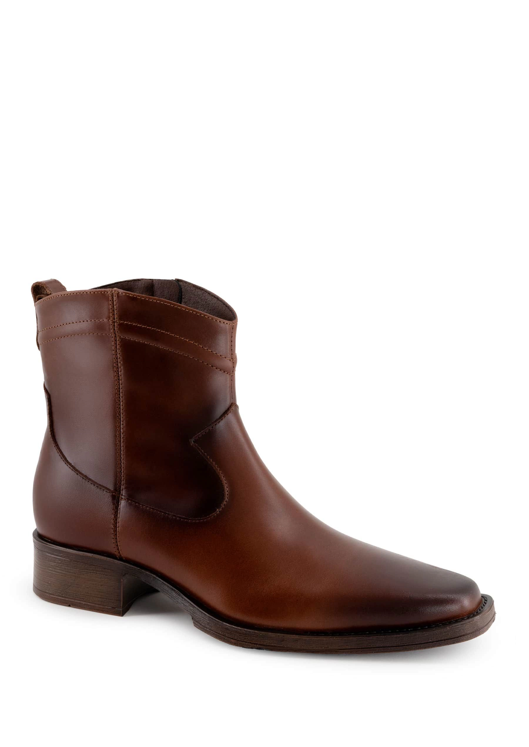 Andrea Men Leather Low Boot