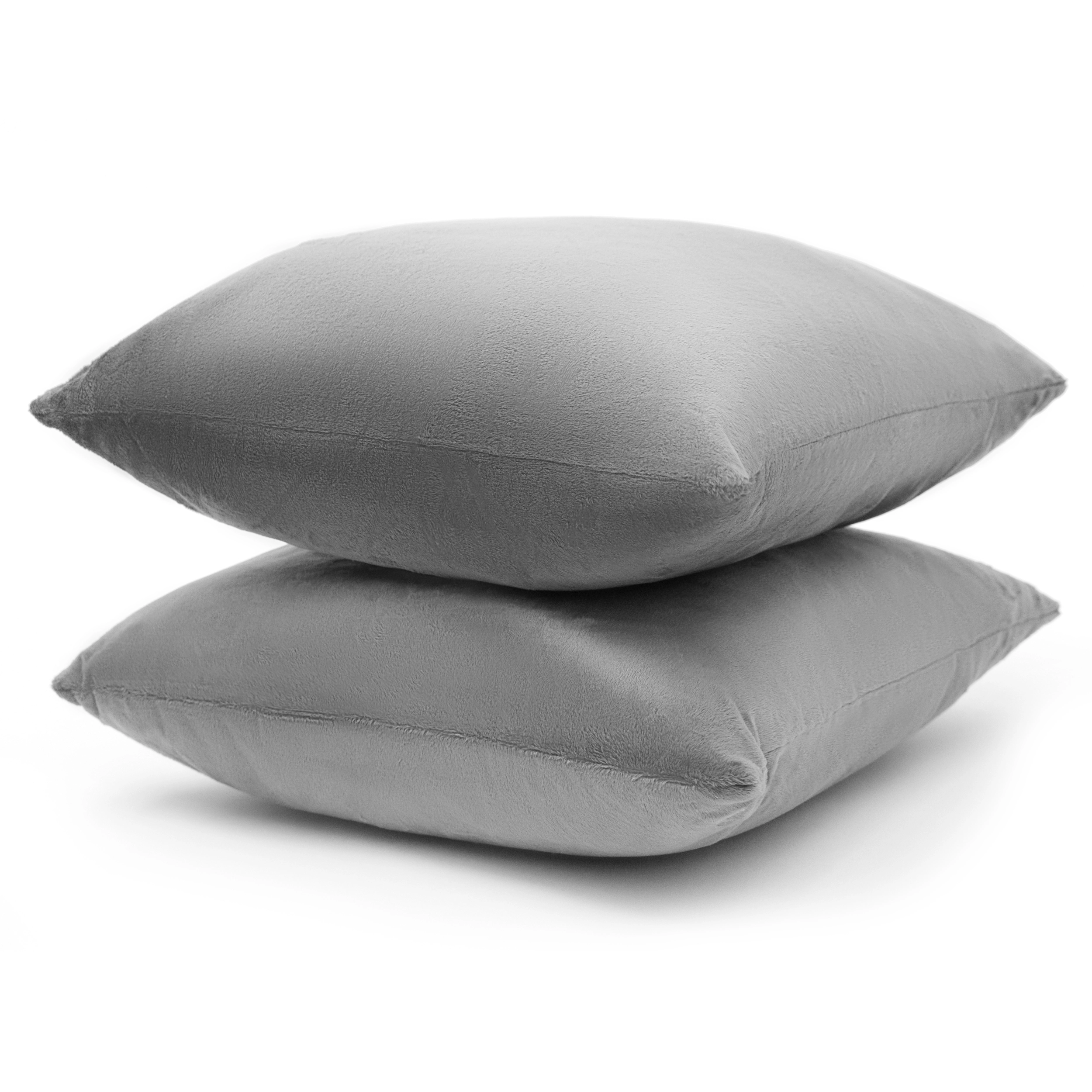 Cheer Collection -Inch Velour Decorative Throw Pillows with Inserts