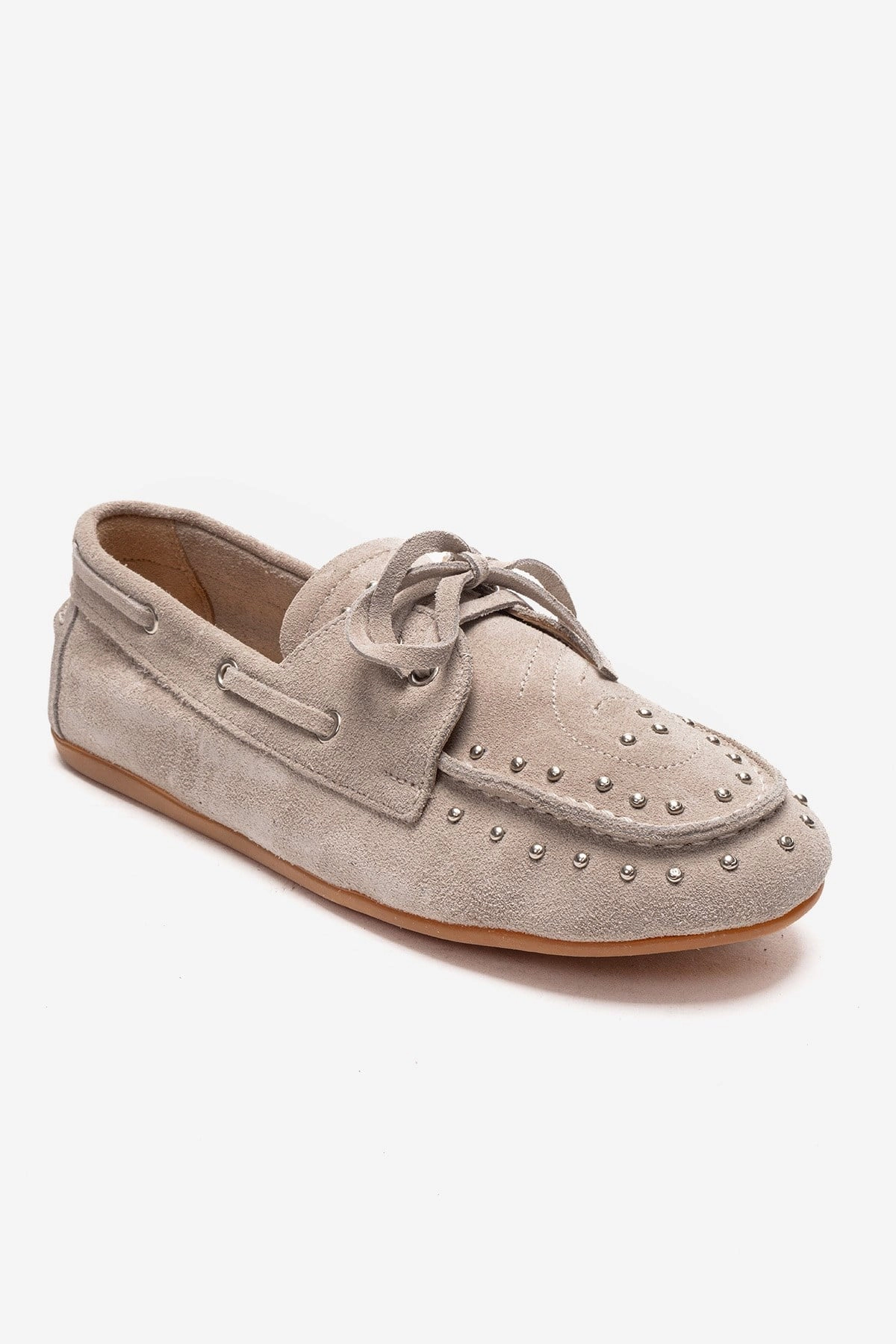 Forever & Always Womens Cuesta Leather Lace Up Loafer