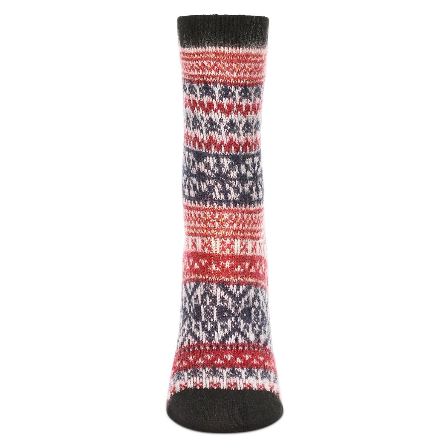 MeMoi Women's Holiday Wonder Fairisle Soft-fit Crew Socks