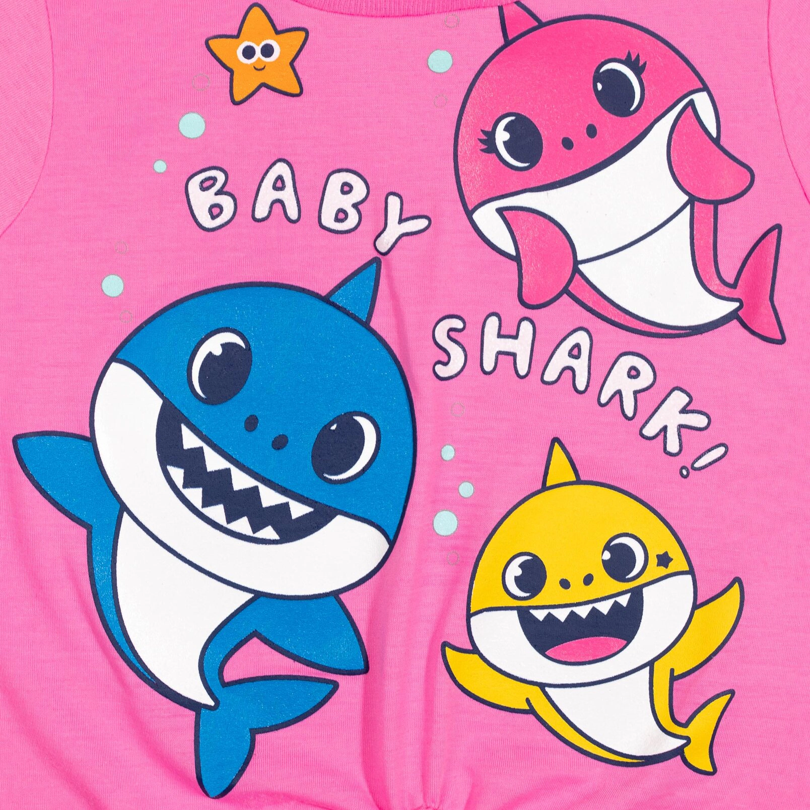 Pinkfong Baby Shark Girls' 2-Piece T-Shirt and Leggings Set