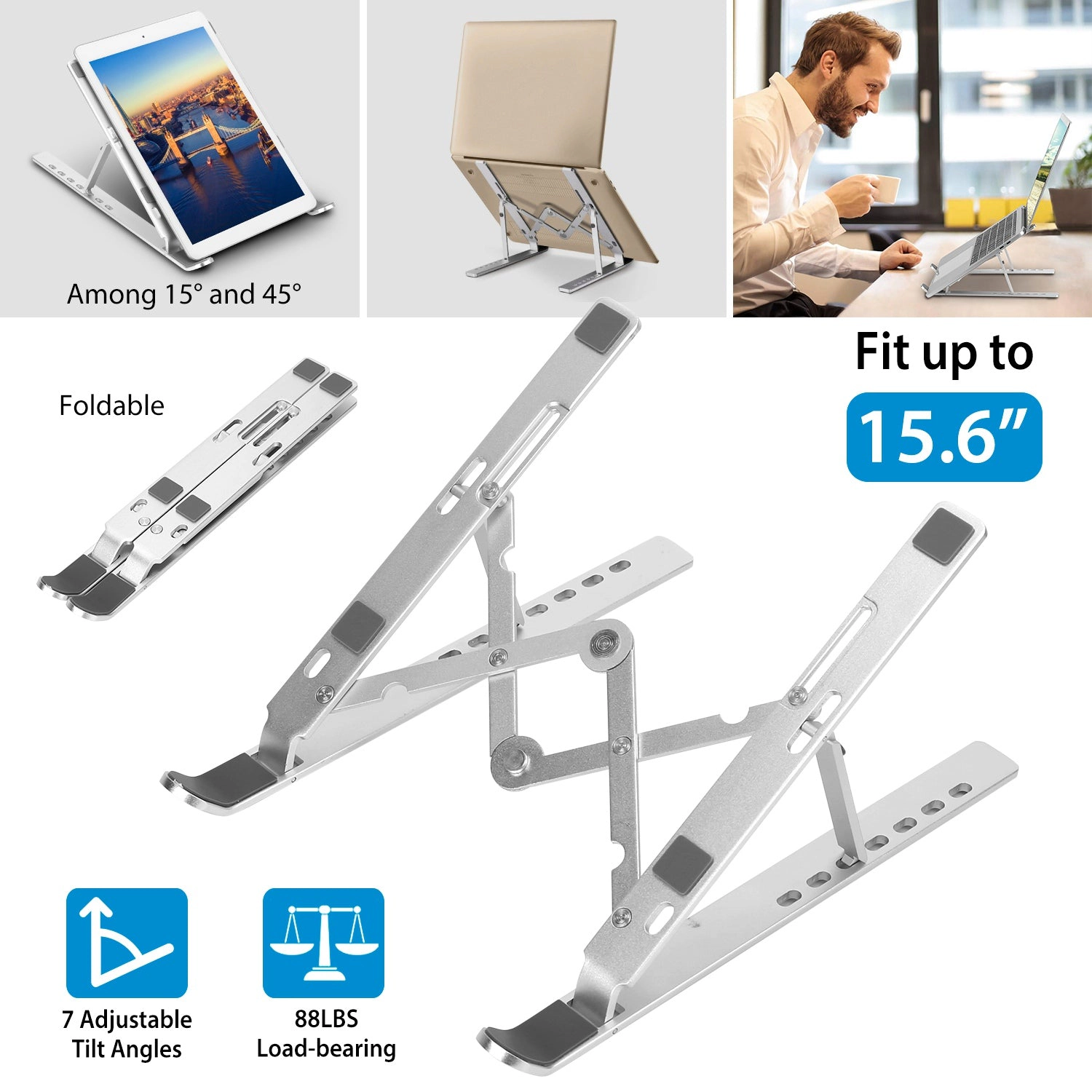 GBruno Adjustable Aluminum Laptop Stand