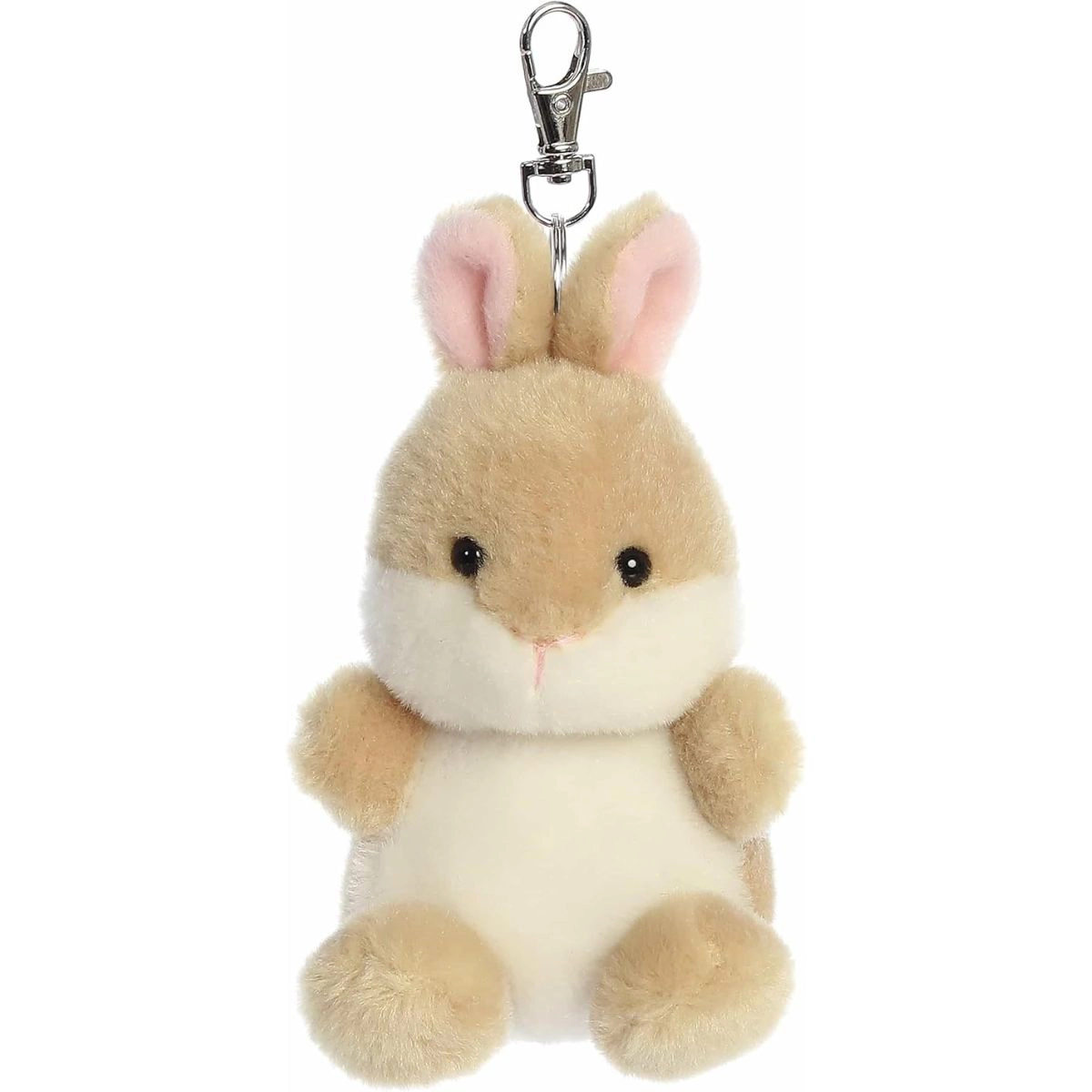Aurora Palm Pals Ella Bunny Clip-On 4-Inch Stuffed Animal Plush
