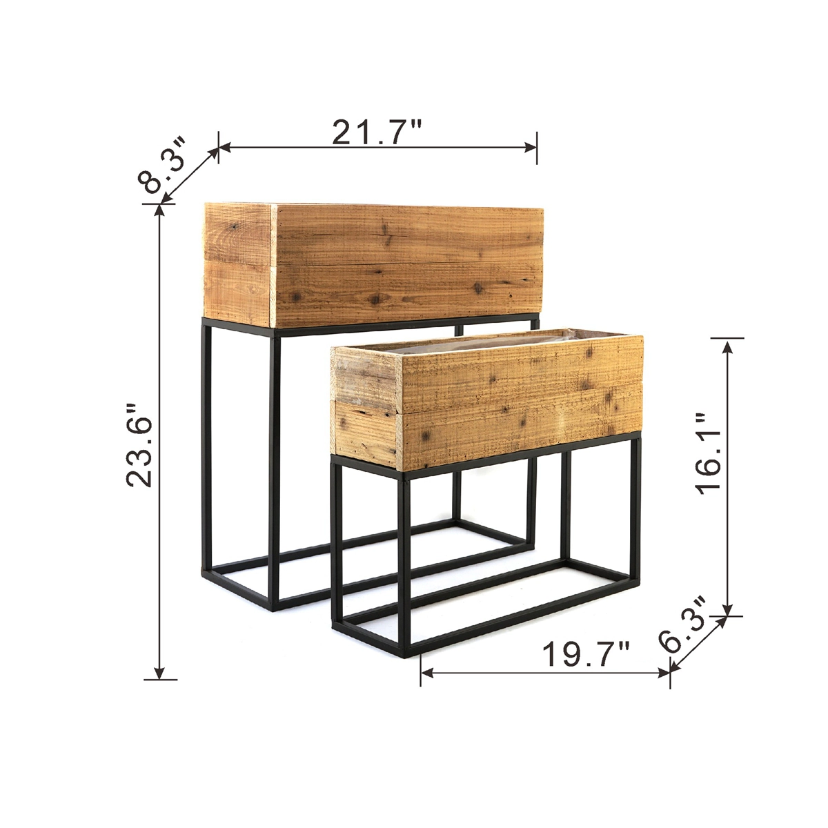 WOW PIONEER Raised Standing Planter Box