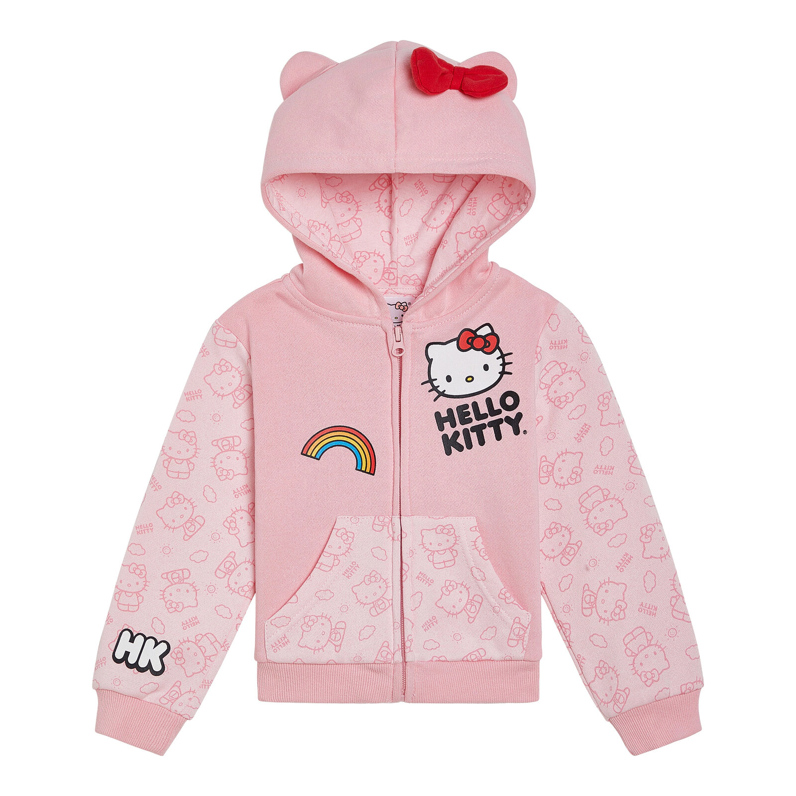 Hello Kitty Girls' Cosplay Fleece Zip-Up Hoodie