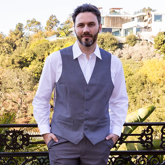 Gioberti Men's Formal Suit Vest