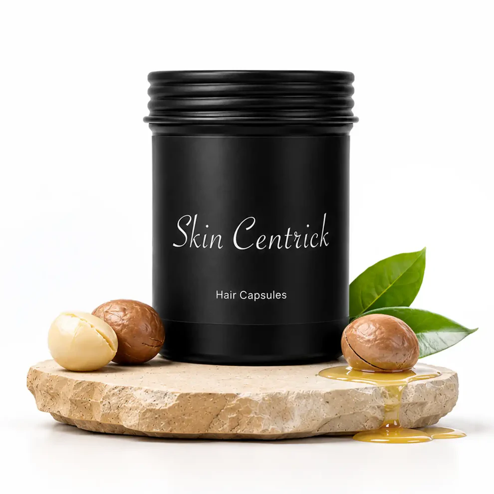 Skin Centrick Hair Serum Capsules - Leave-in Conditioner with Jojoba & Argan Oil
