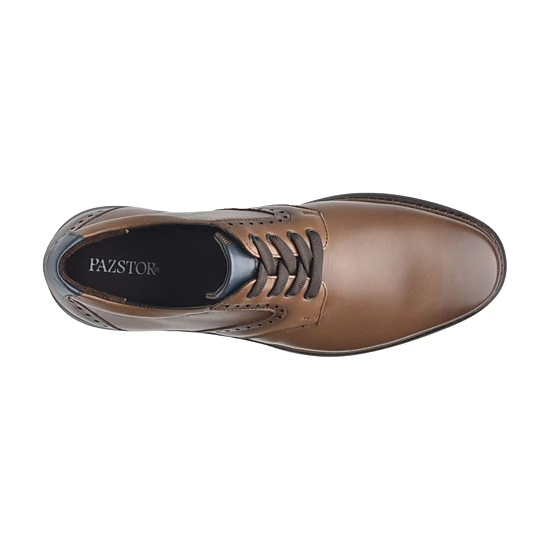 Pazstor Men's Oxfords  - Premium Leather, Cushioned leather insole
