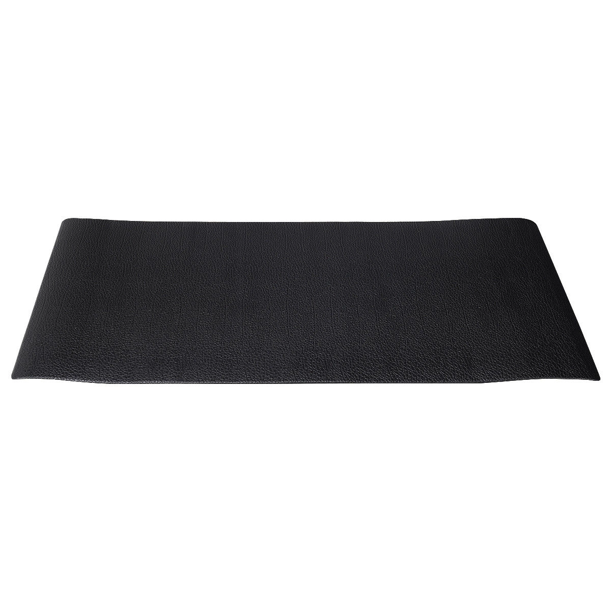 SUGIFT Black 47-in x 24-in Thick PVC Treadmill Mat with Non-Skid Textured Surface and Water Resistant Finish
