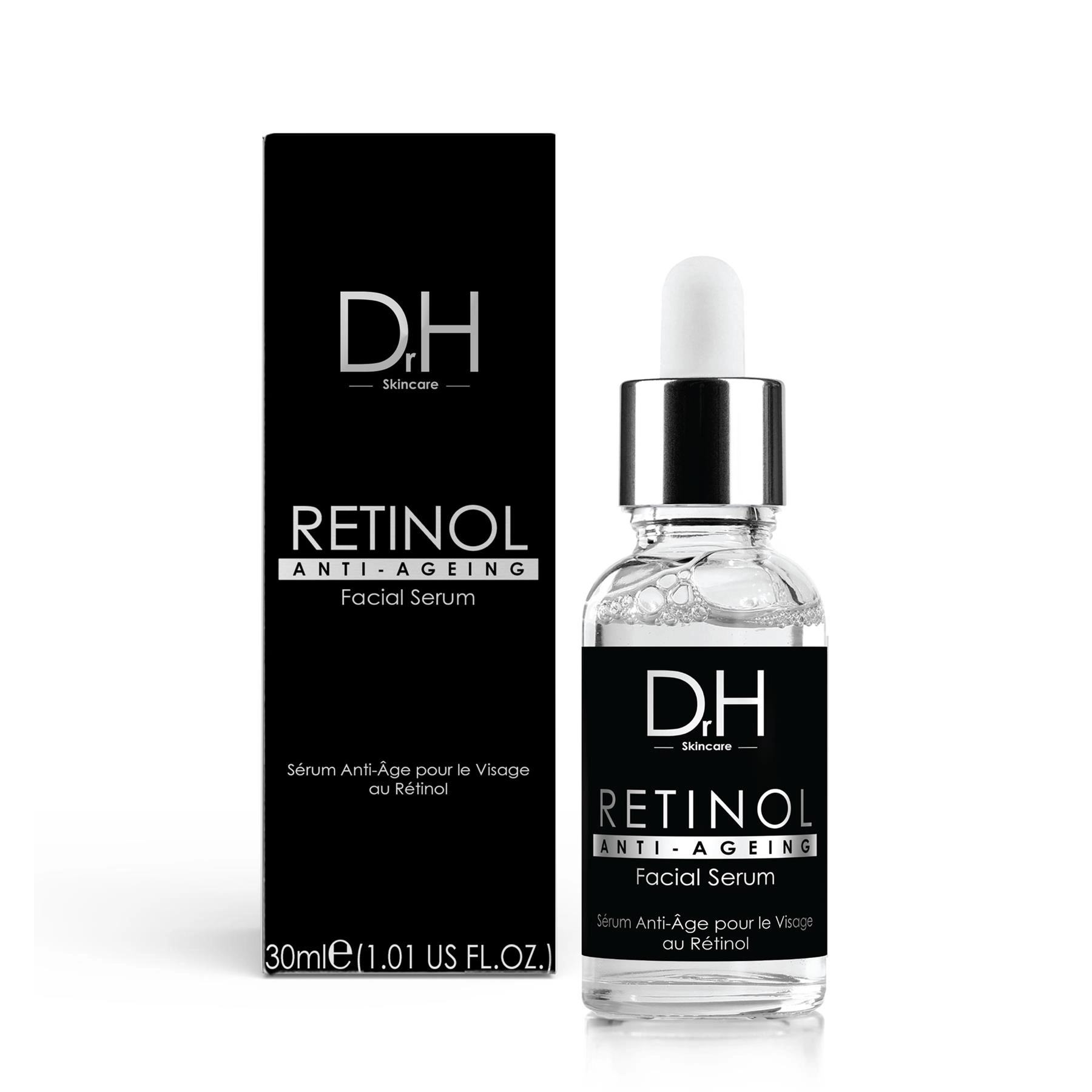 Dr H Anti-Ageing Retinol Facial Serum 30ml - Fine Lines, Wrinkles & Firming