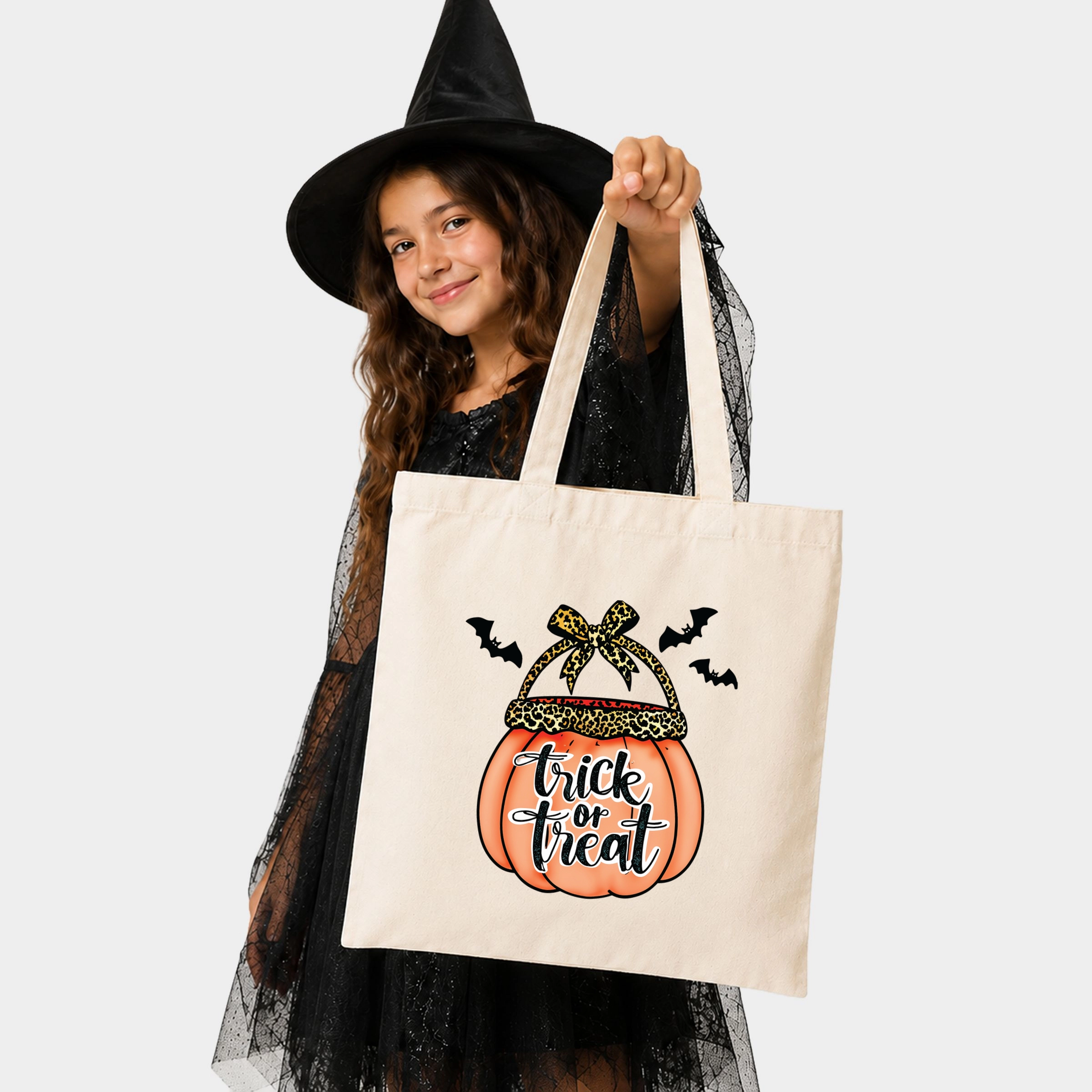 Simply Sage Market - Canvas Tote - Trick or Treat Pumpkin