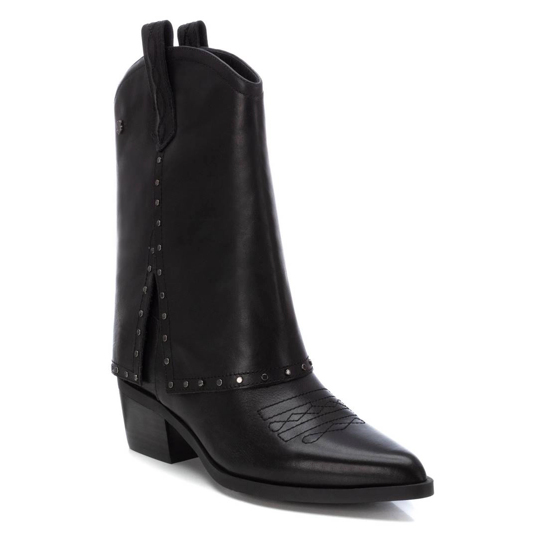 Women's Leather Italian Western Booties Carmela Collection By XTI