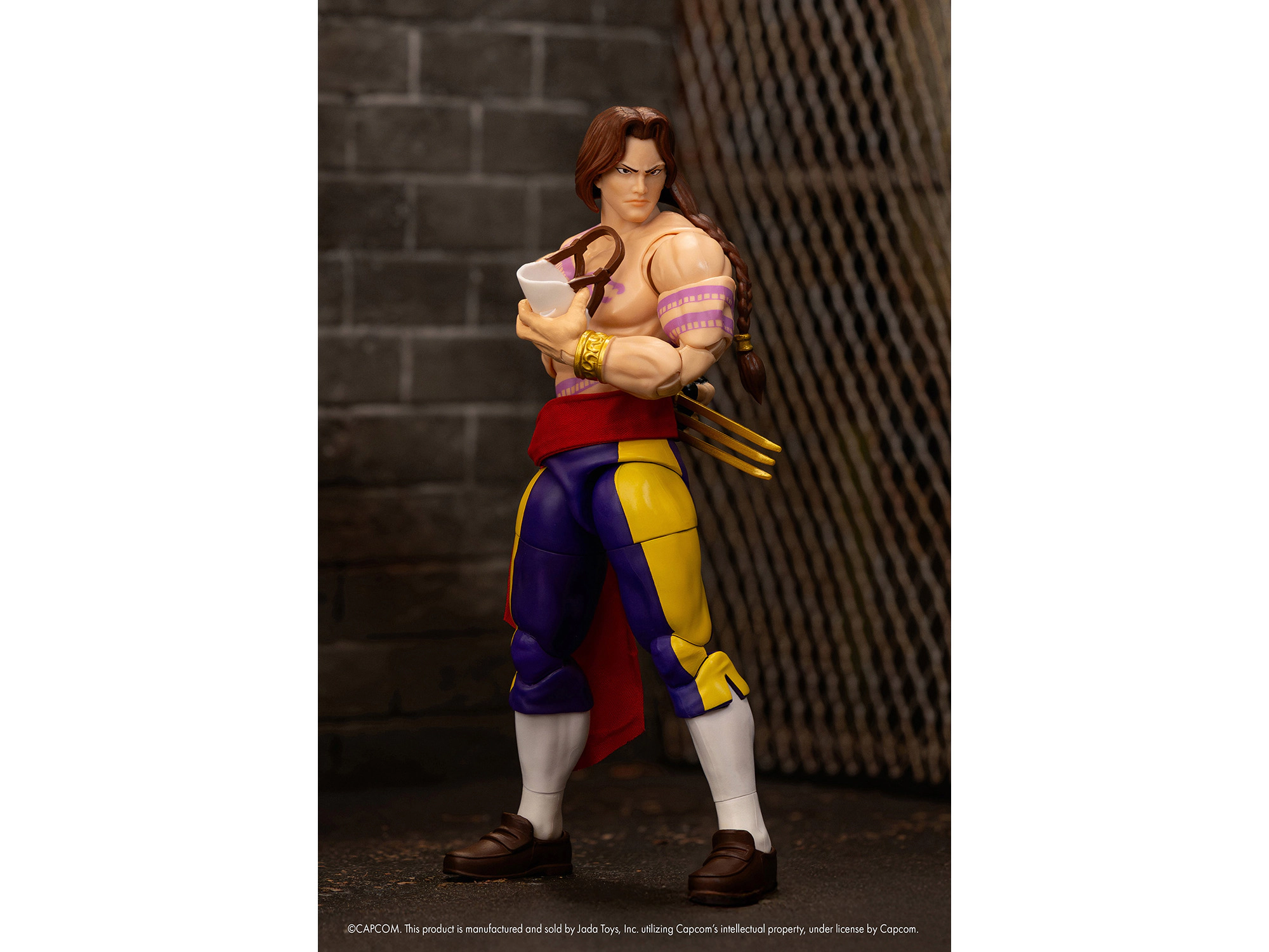 Jada Vega 6" Moveable Figure with Alternate Head and Limbs "Ultra Street Fighter II: The Final Challengers"