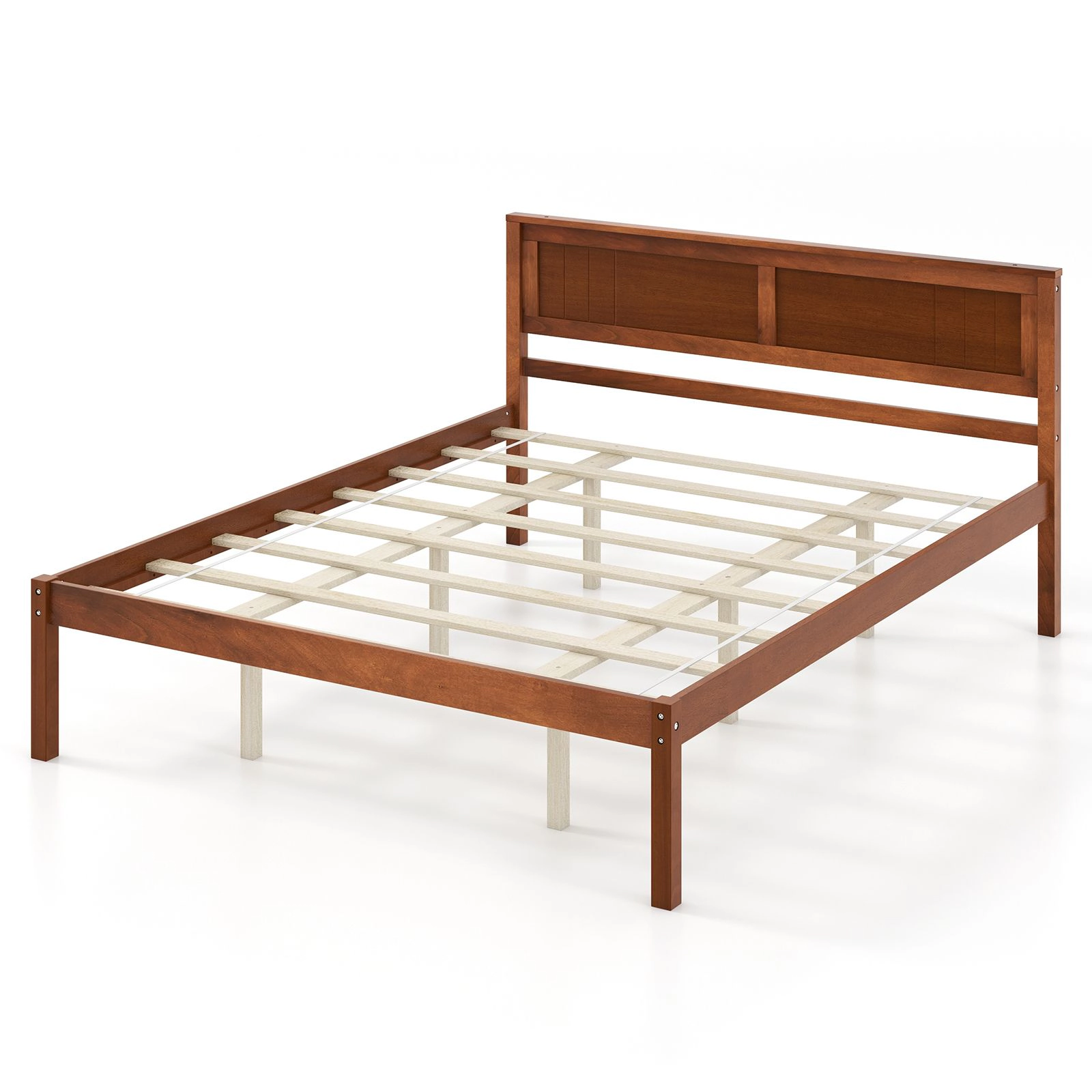 SlickBlue Solid Wood Bed Frame with Headboard & Storage Clearance