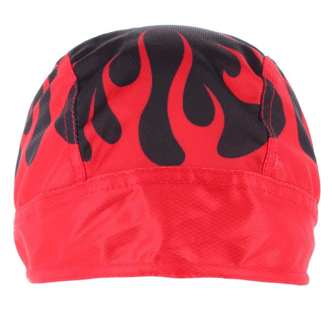CTM Men's Flames Du rag Skull Cap by Wootie