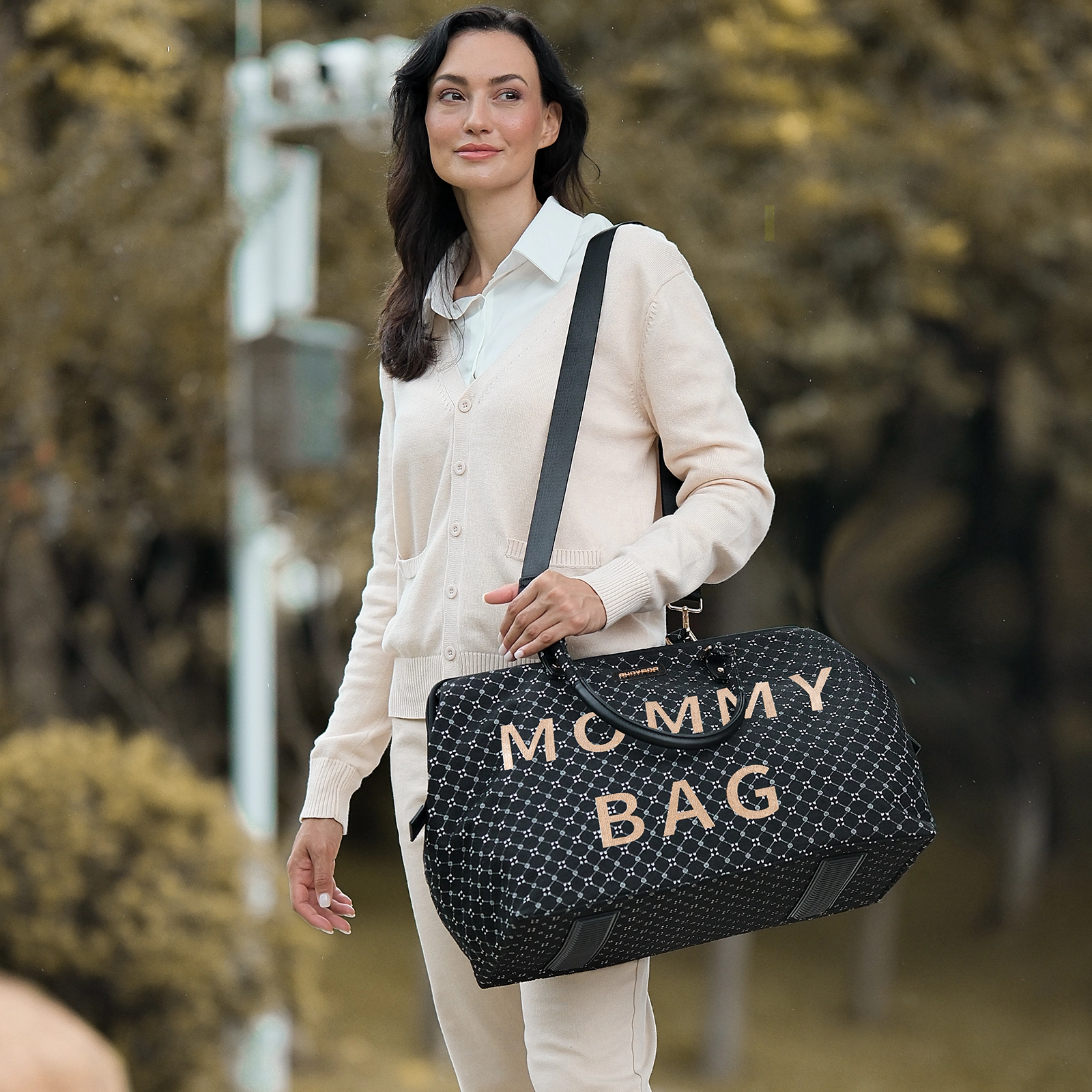 SUNVENO Mommy Bag Weekender Duffel Tote