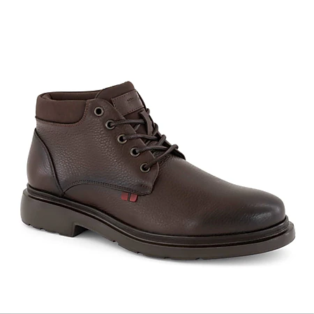 NEW ANDREA men’s leather boots in brown Andrea Men Mens Oxfords Leather, Color: Brown - JCPenney main image 3