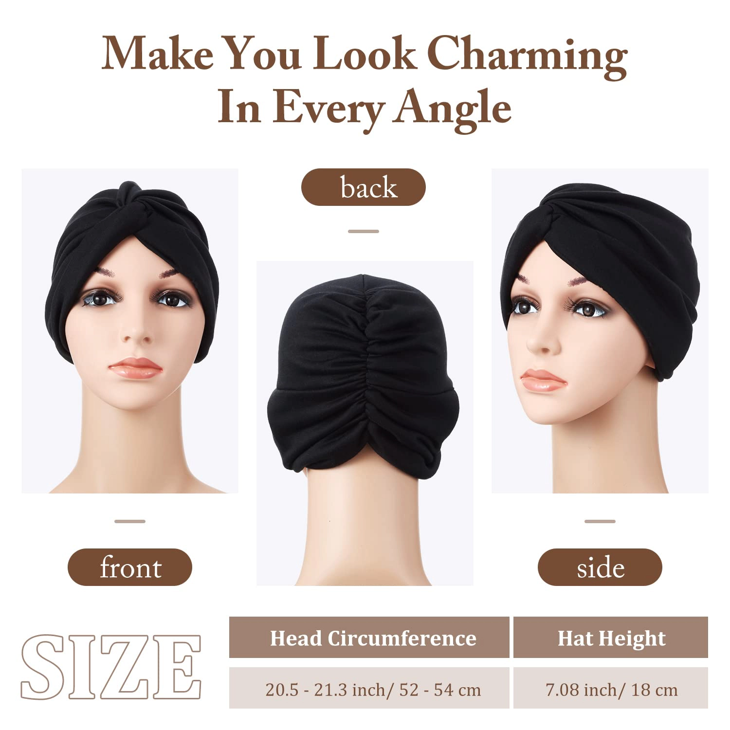 PIGFDK 4 Turban Women