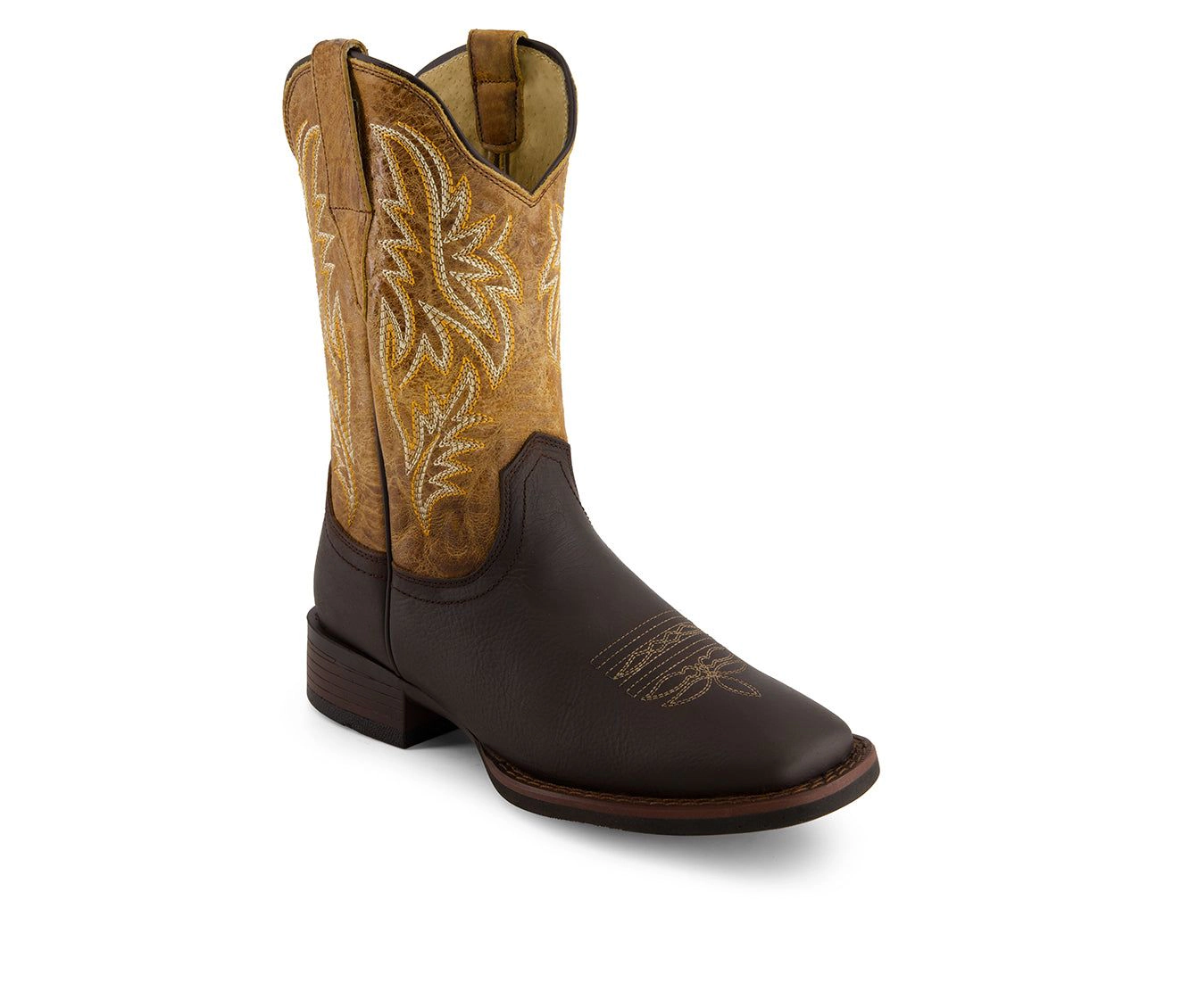 Forastero Mens Bicolor Leather Cowboy Boots