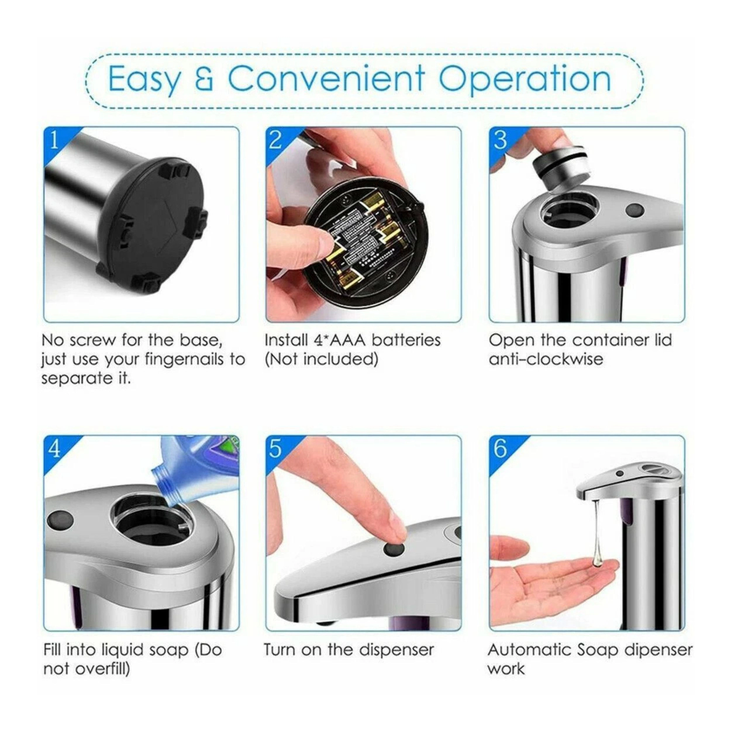 Home Collection 250ml Touchless Automatic Soap Dispenser